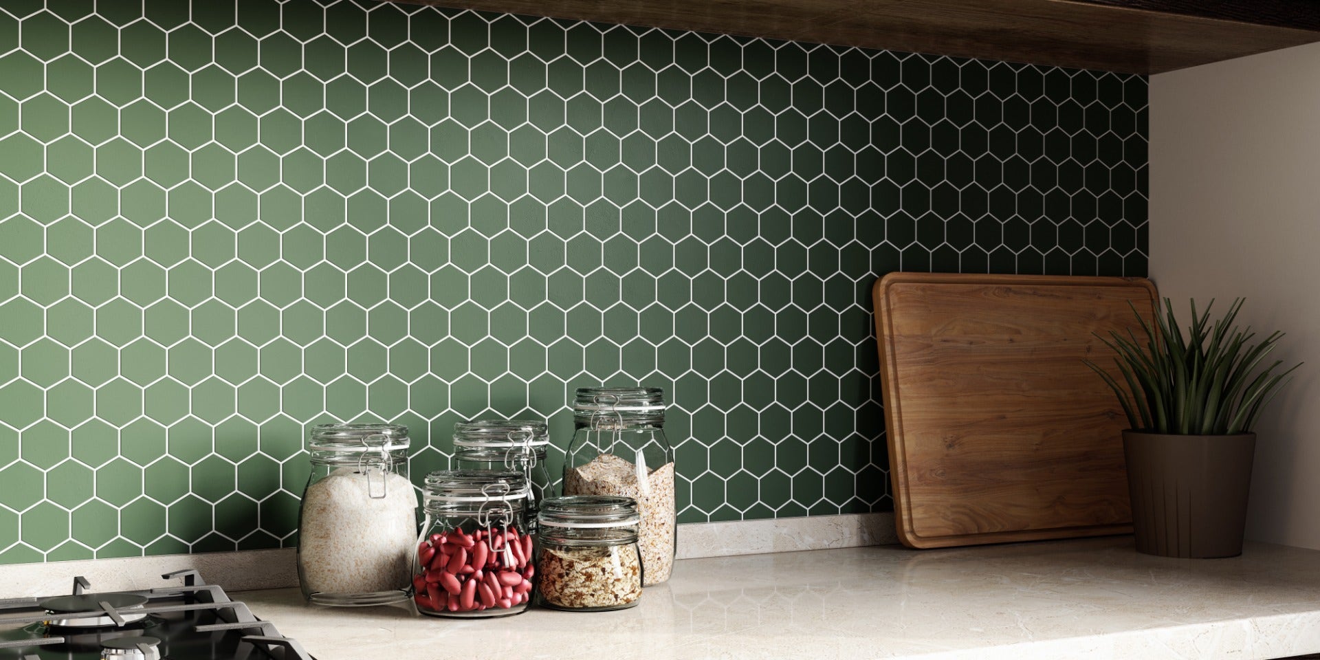 Green Kitchen Tiles