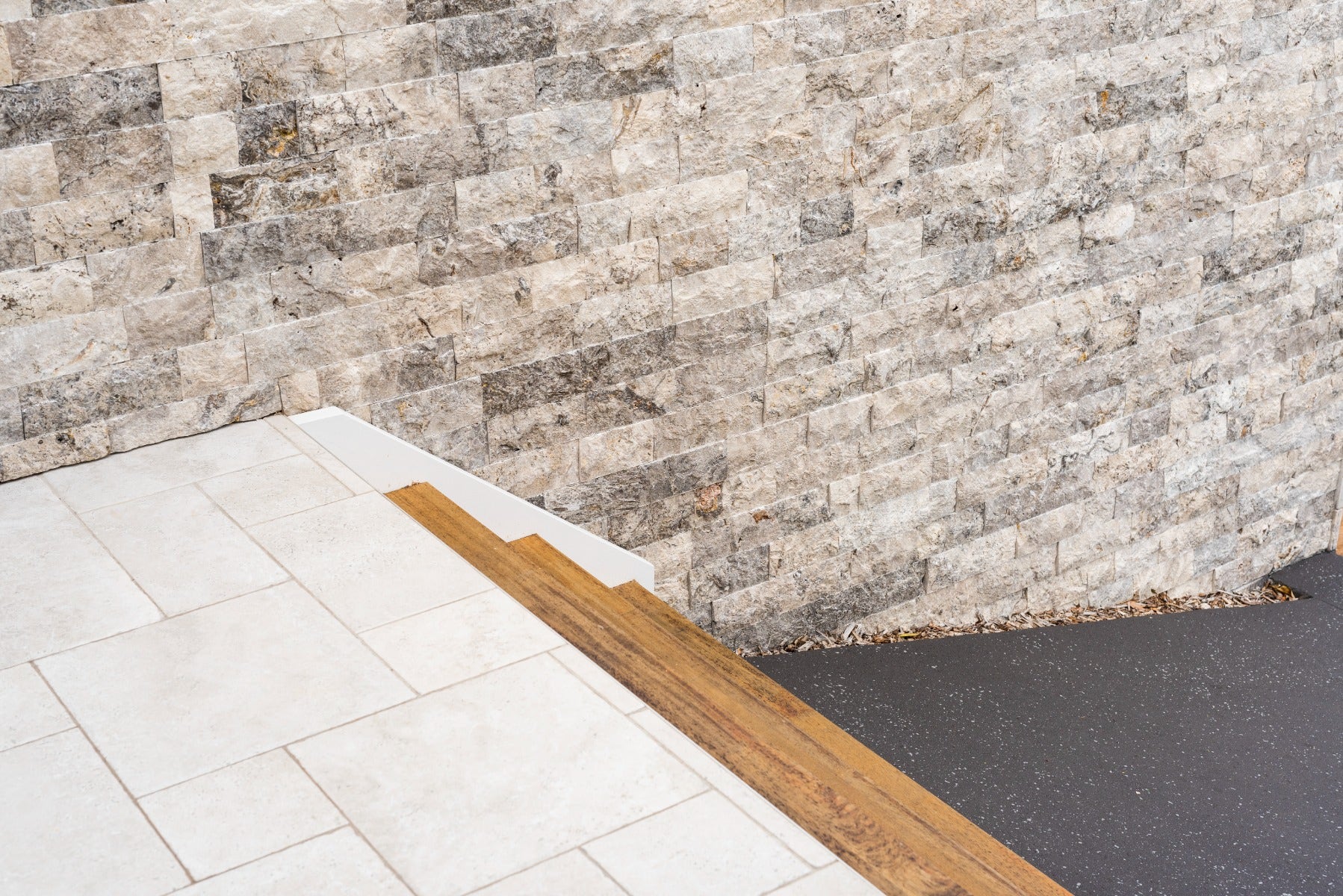 modern cladding pool feature from amber
