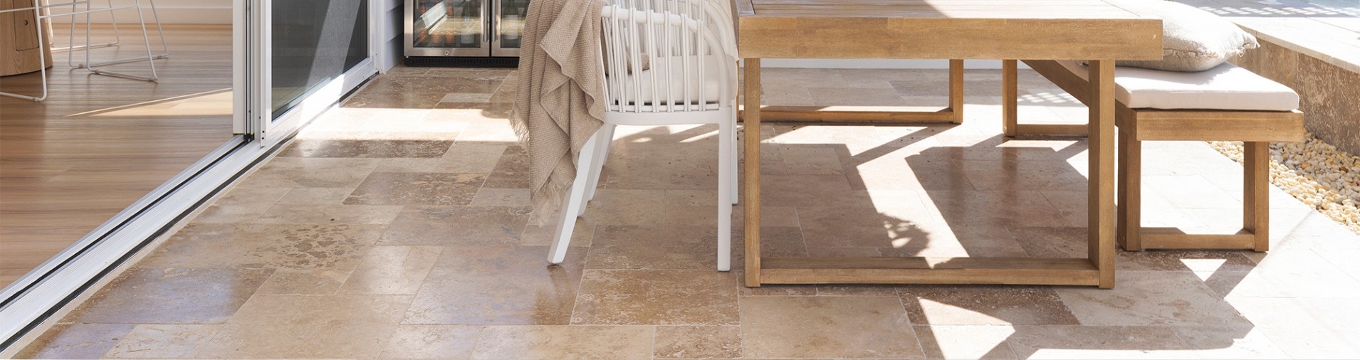 Outdoor Travertine Tiles