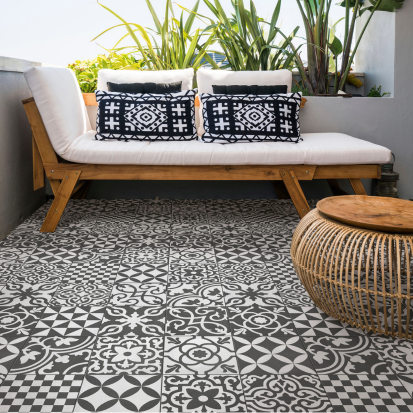 Outdoor Patterned Tiles