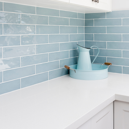 Blue Kitchen Tiles