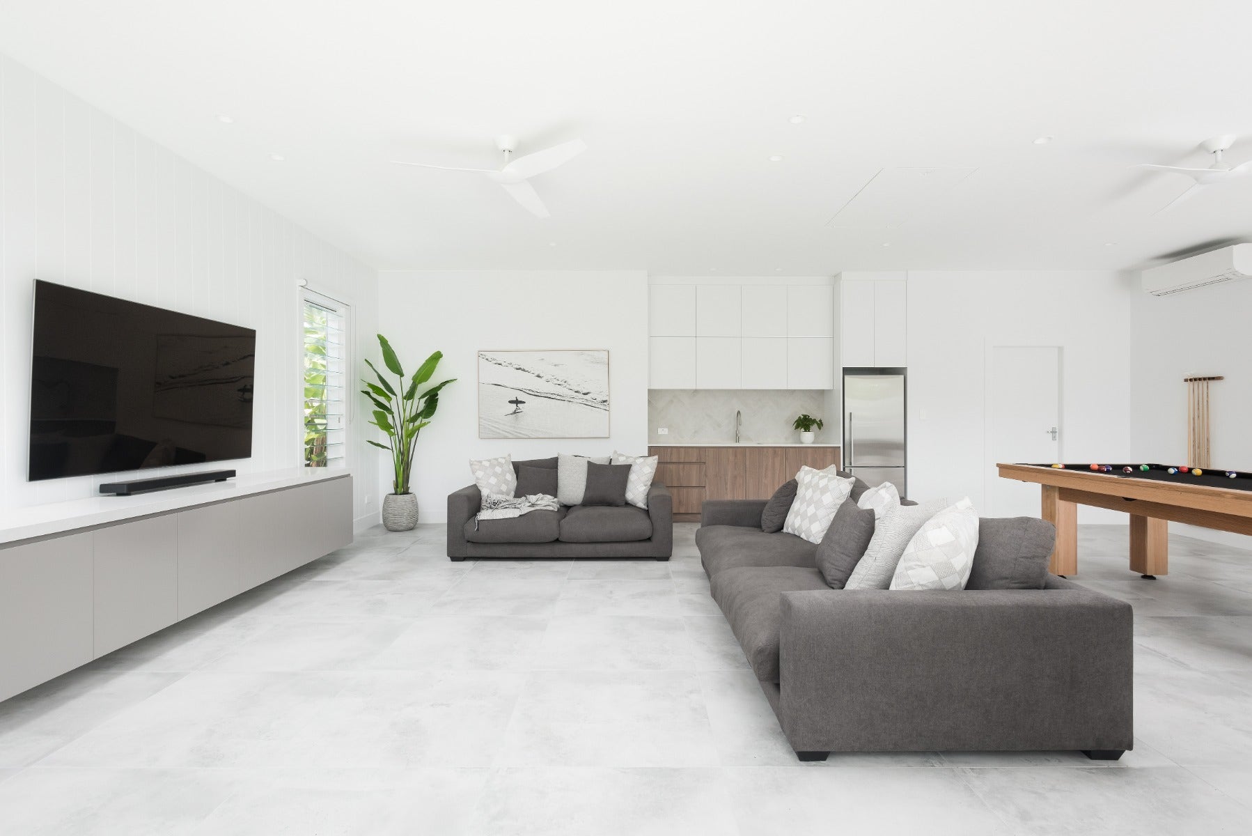 tiled lounge