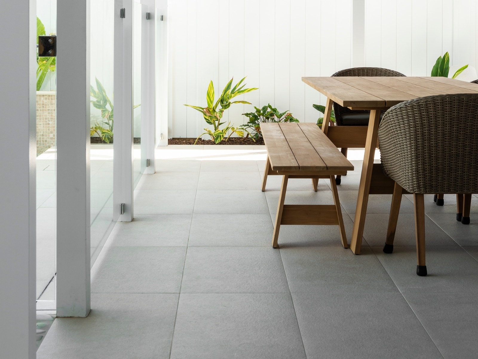 contemporary outdoor pavers in a modern design. purchased from amber